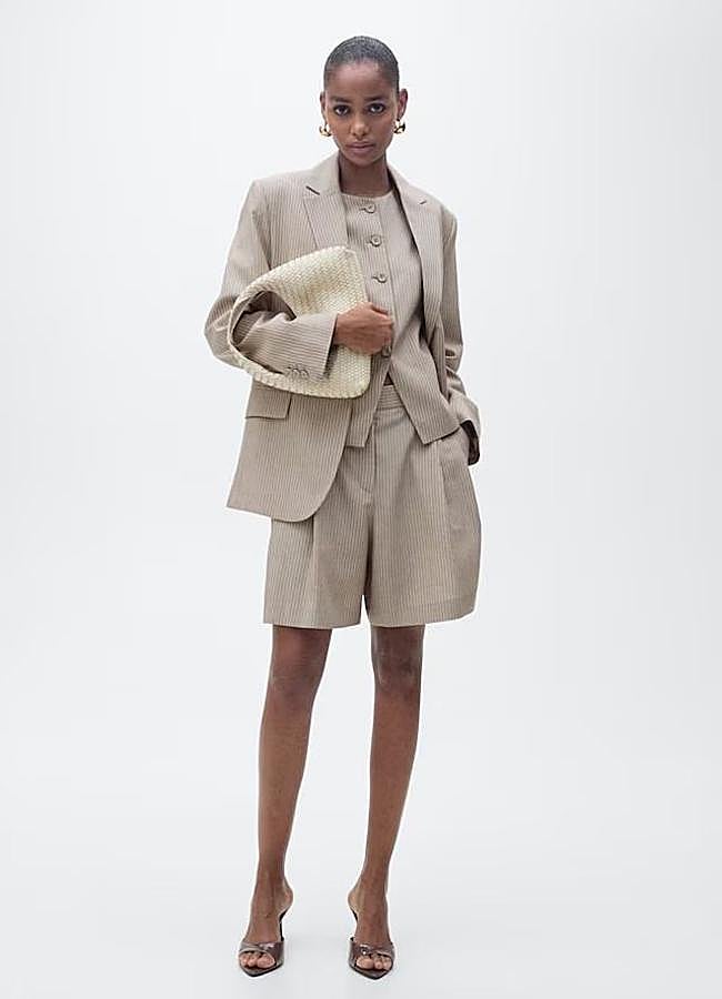 Imagen - Traje con bermudas con raya diplomática