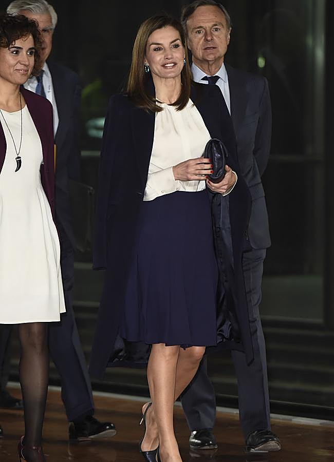 Imagen - La reina Letizia con manicura roja en 2018. Foto. Gtres.