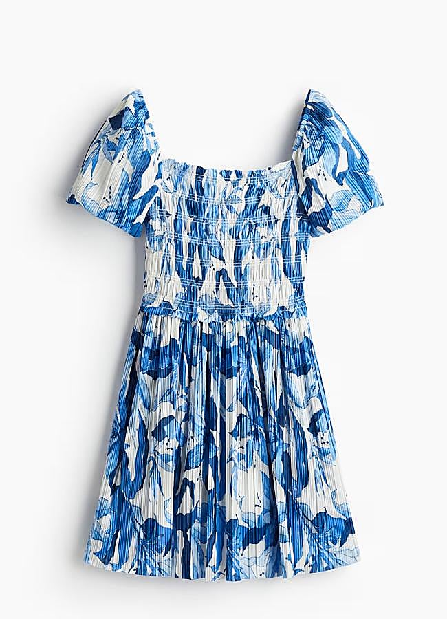 Imagen - Vestido efecto arrugado con cuerpo nido de abeja (27,99€)