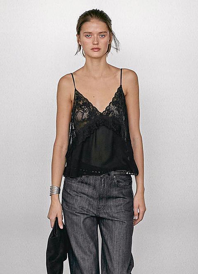 Imagen - Top lencero Massimo Dutti.