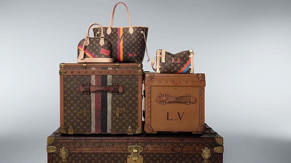 Piezas personalizadas de Louis Vuitton.