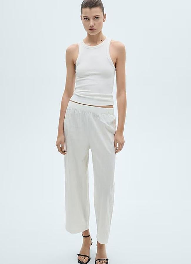 Imagen - Pantalones culotte de lino