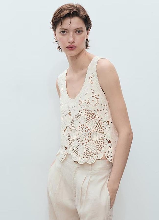 Imagen - Top de crochet con flores