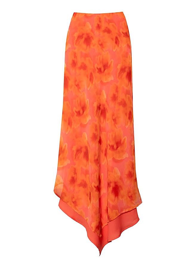 Imagen - Falda midi evasé con bajo asimétrico de The Are (79,95€ en El Corte Inglés)