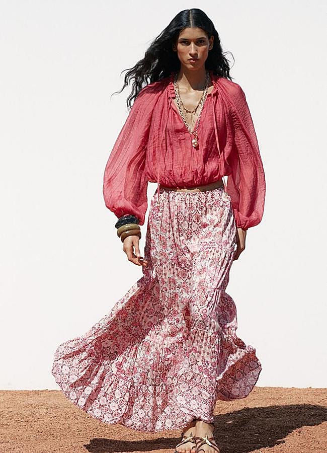 Imagen - Falda estampada estilo boho chic