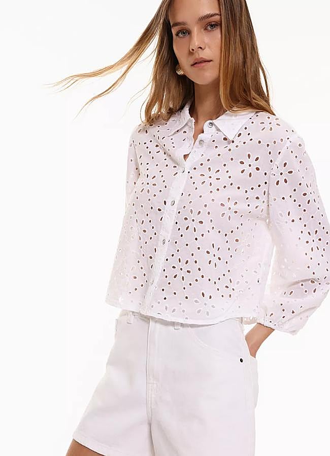 Imagen - Blusa con bordado suizo de Lefties.