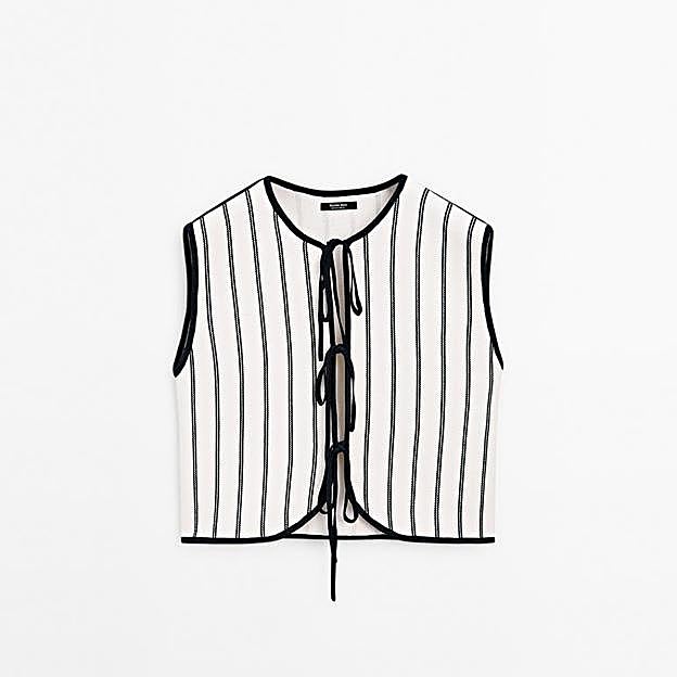 Chaleco puntos raya lazos (49,95€)