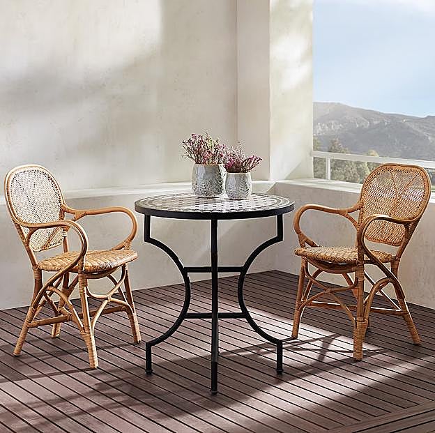 Conjunto de sillónes Ogán y mesa Siros, rebajado en El Corte Inglés.