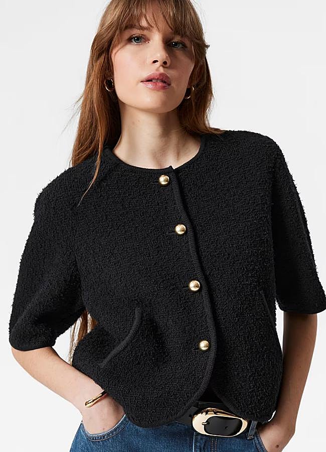 Imagen - Chaqueta de punto bouclé