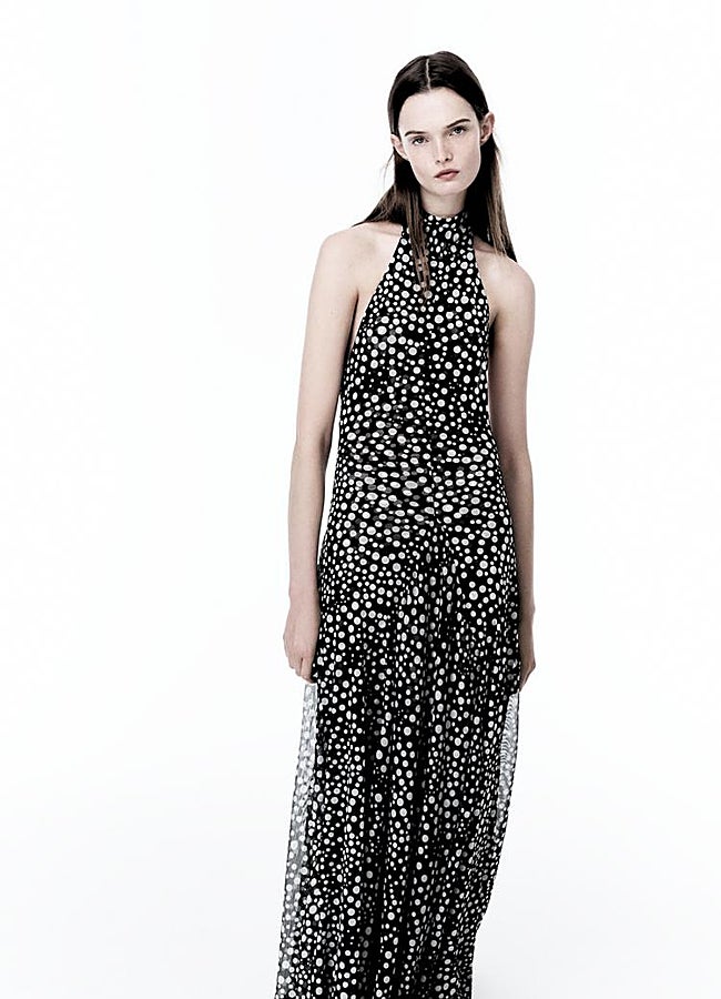 Imagen - Vestido halter lunares Zara.