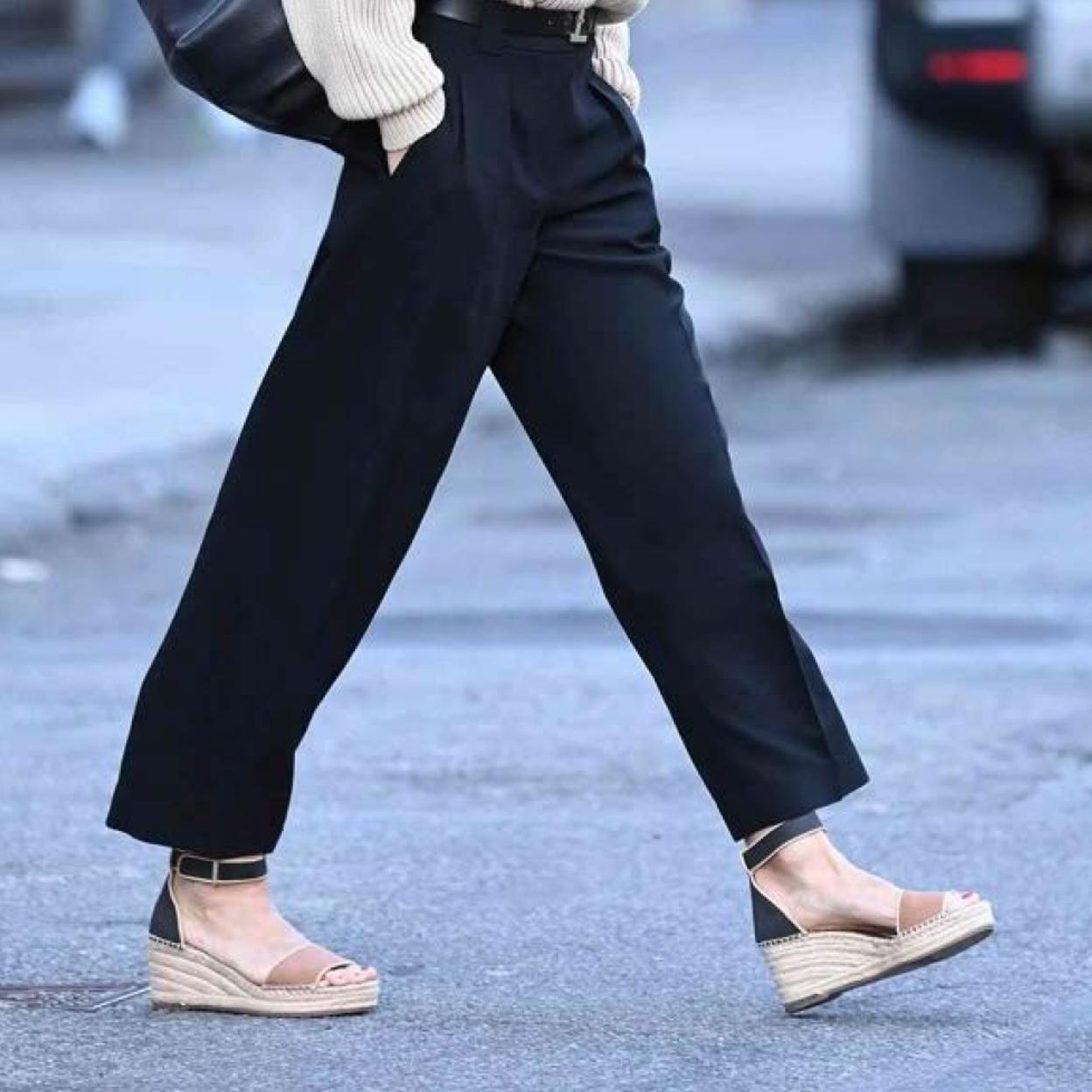 Cuñas de yute con plataforma.