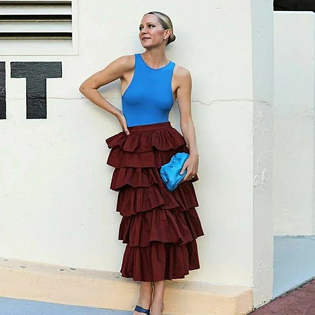 Las faldas de volantes se convertirán en tu obsesión para vestir bien esta temporada