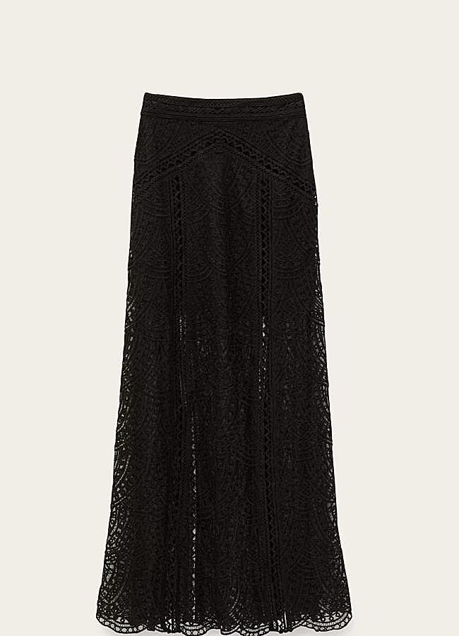 Imagen - Falda midi de encaje de Ba&sh.