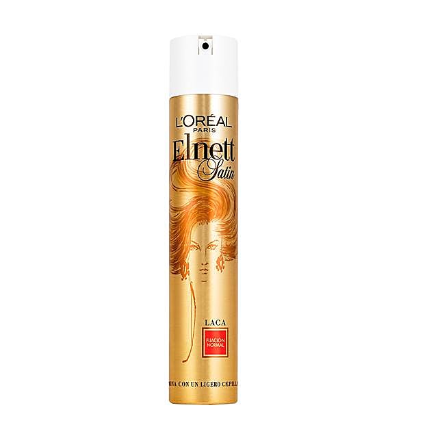 Laca de fijación normal Elnett de L'Oréal Paris.