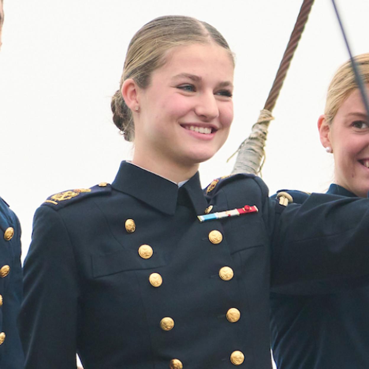 La princesa Leonor llega a la última etapa de su crucero de instrucción. 