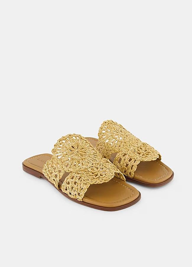 Imagen - Sandalias con pala de rafia