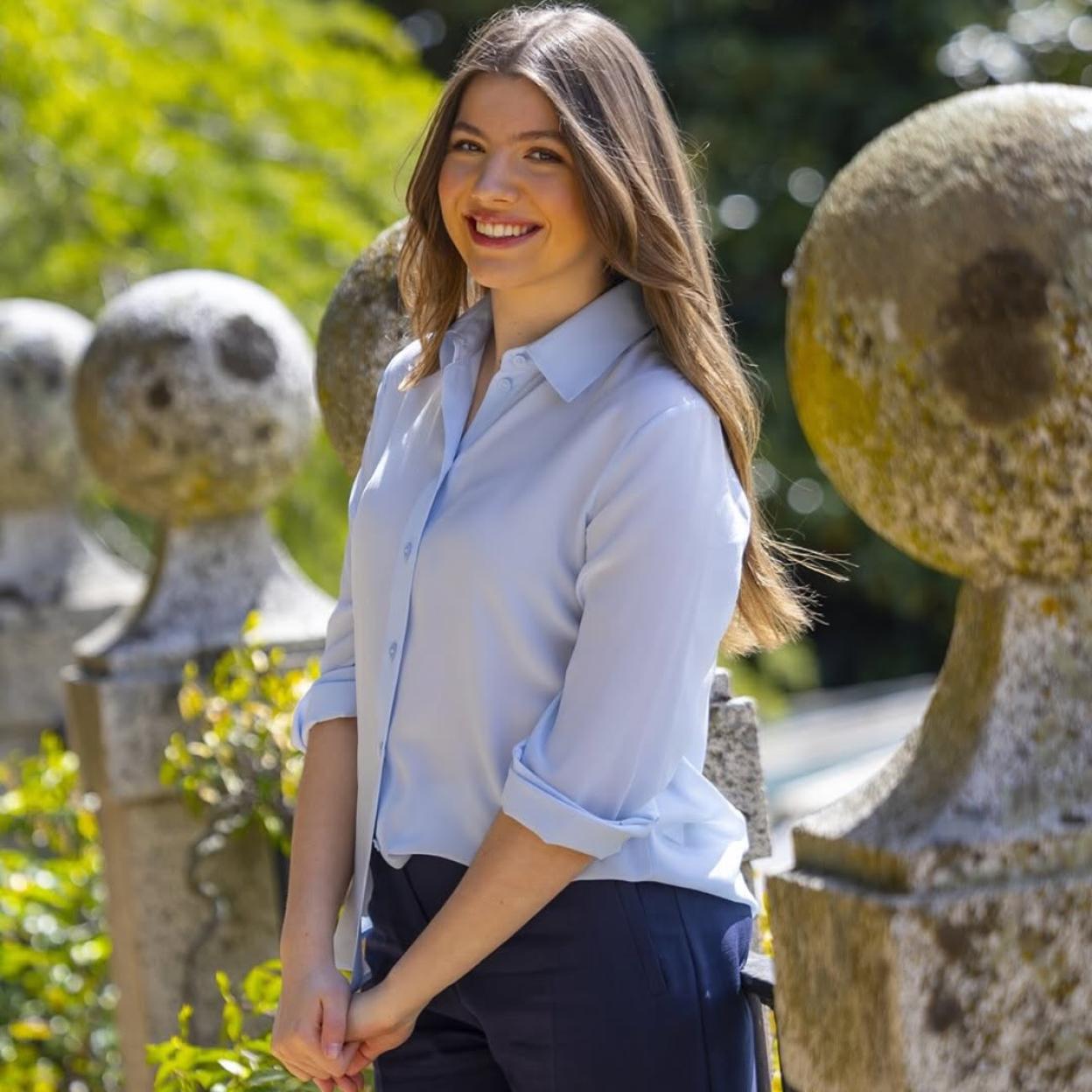 La infanta Sofía en la foto oficial con motivo de su 18 cumpleaños. 