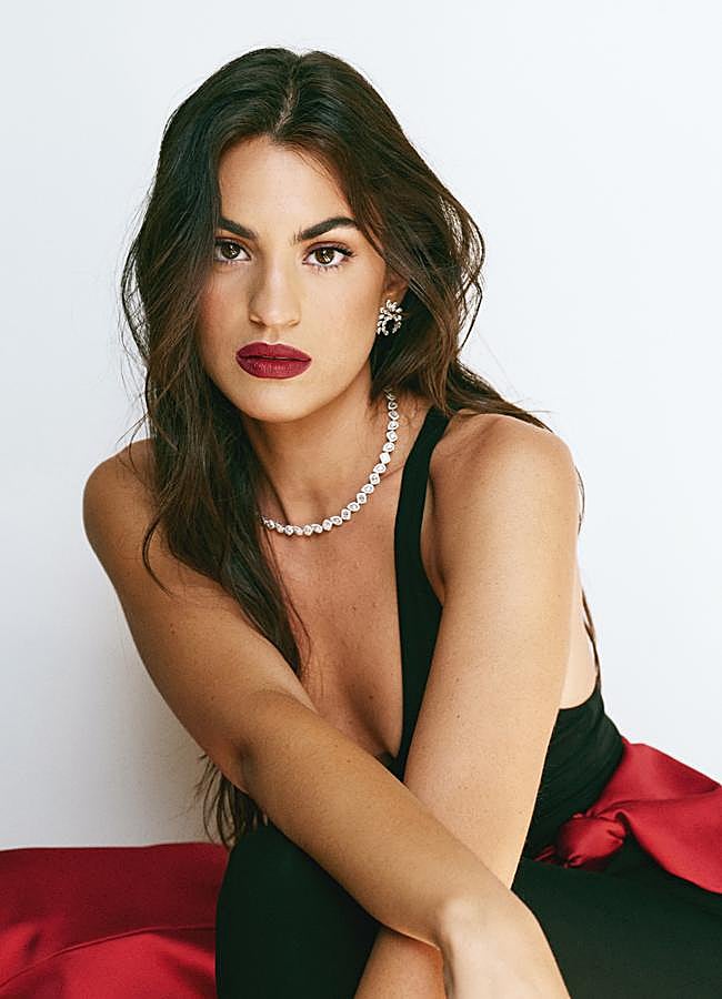 Imagen - Marta Lozano con maquillaje de labios en rojo durante Cannes. Foto: Morgane Lay