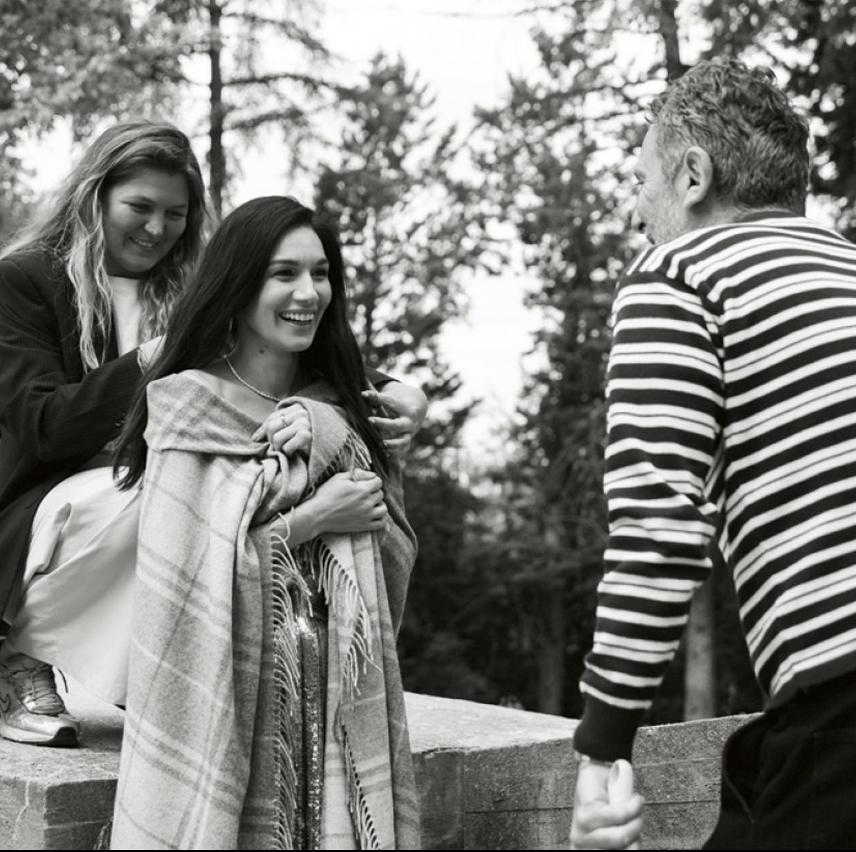 Imagen de Mariela Garriga tomada por Luca López durante la realización de la portada de nuestro número de junio de Mujerhoy.