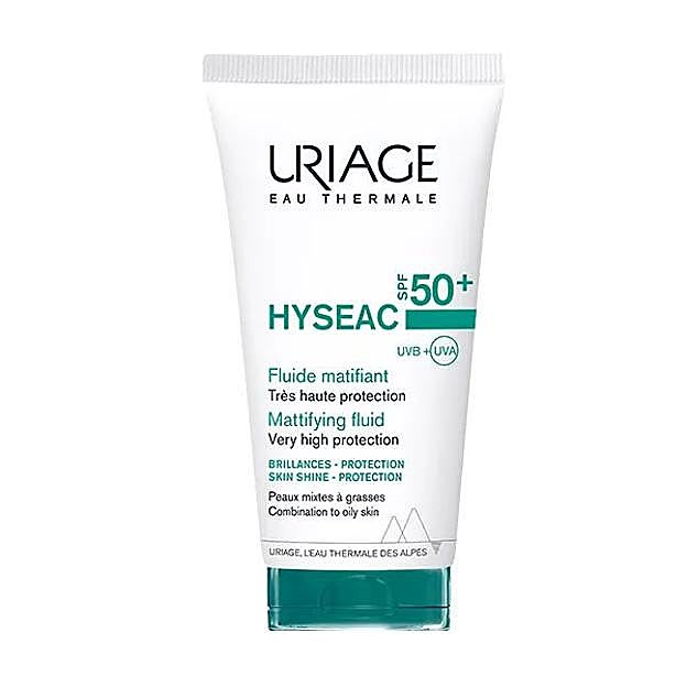 Hyseac Fluido Matificante SPF50 de Uriage