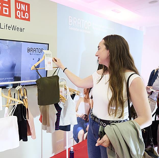 El stand de Uniqlo en el Mujerhoy Fest