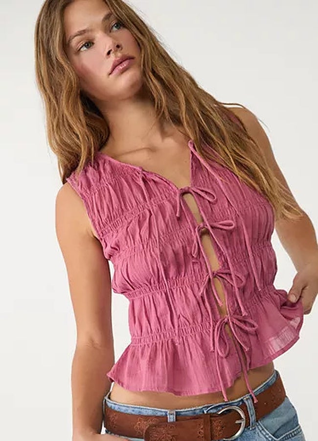 Imagen - Top arrugado Stradivarius.