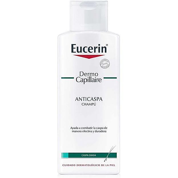Champú anticaspa Dermo Capillaire de Eucerin. Precio: 11,50€