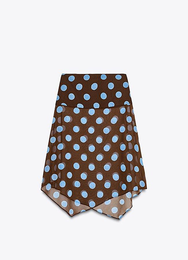 Imagen - Falda midi asimétrica Zara.