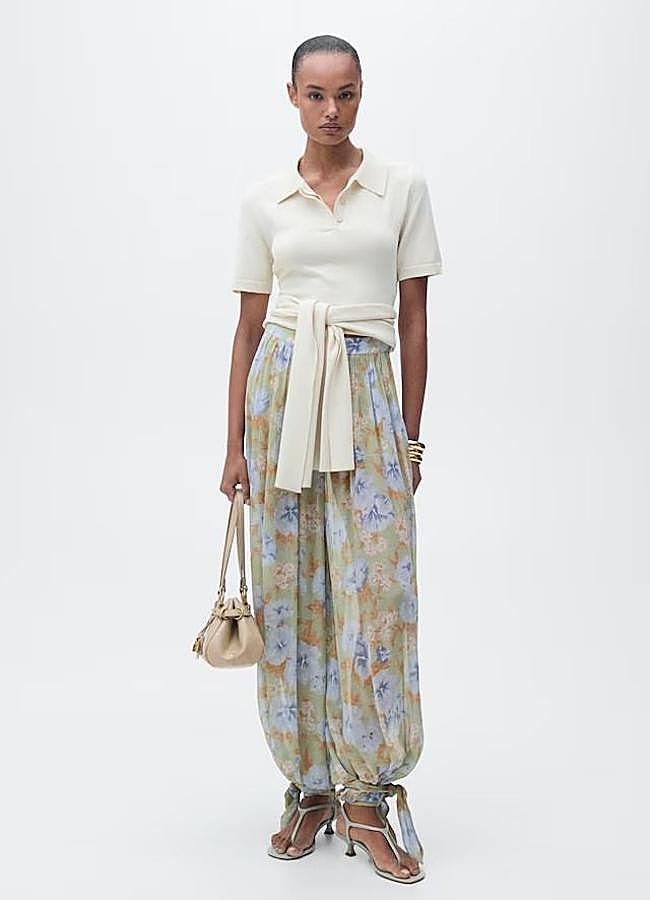 Imagen - Pantalones bombachos con estampado de flores