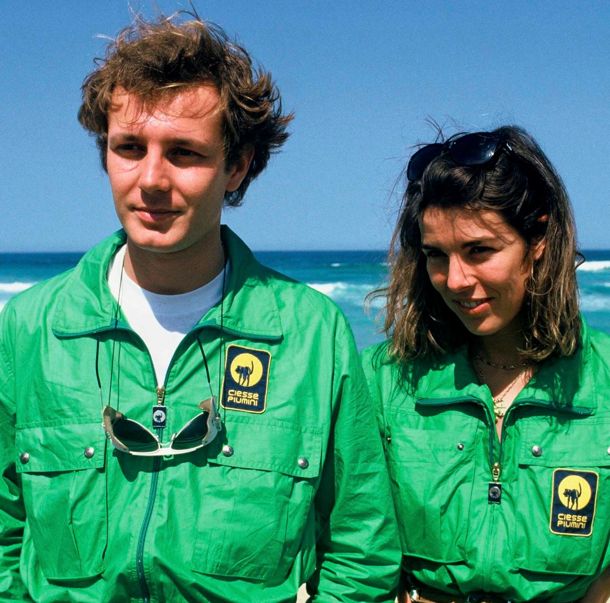 Stefano Casiraghi y Carolina de Mónaco en 1984. 
