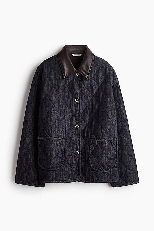 Chaqueta denim acolchada (34,99€)