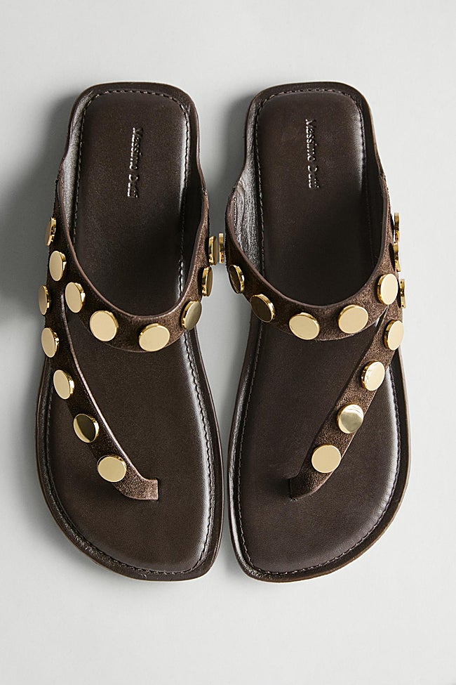 Sandalias marrones de Massimo Dutti (59,95 euros)
