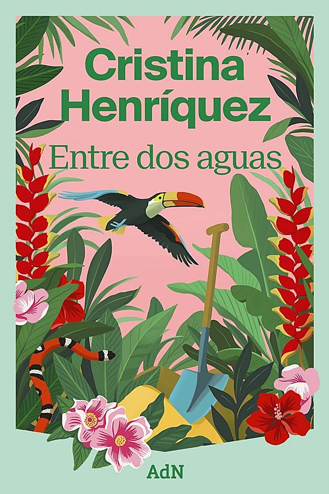 Portada de Entre dos aguas, la novela sobre el canal de Panamá de Cristina Henríquez.