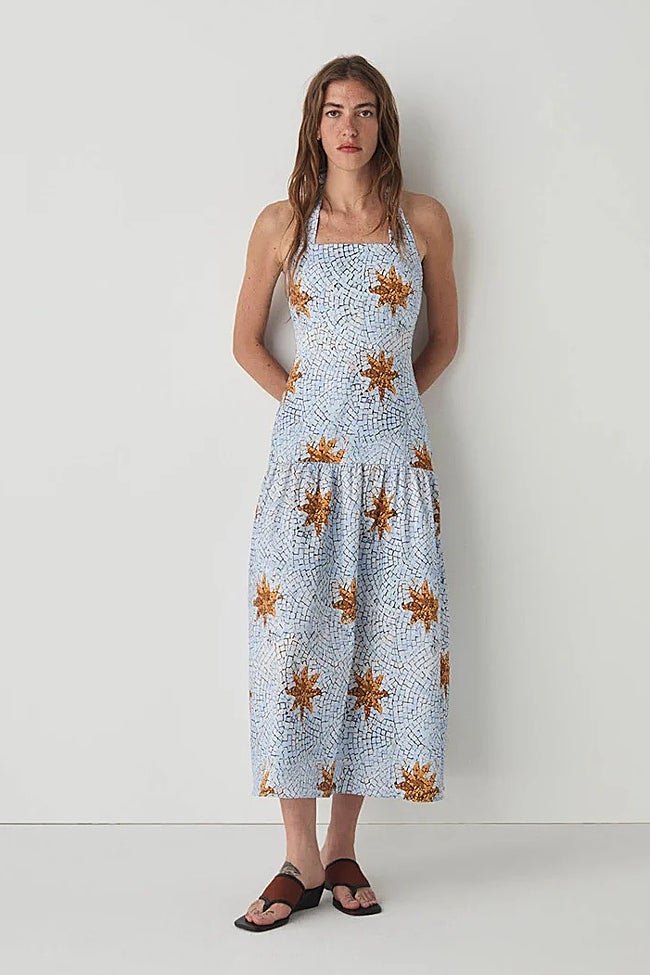 Vestido estampado de Laagam (79,99 euros)