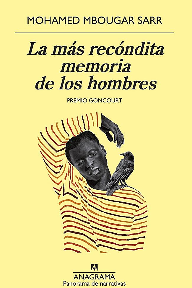 Portada de La más recóndita memoria de los hombres, del escritor senegalés Mohamed Mbougar Sarr.