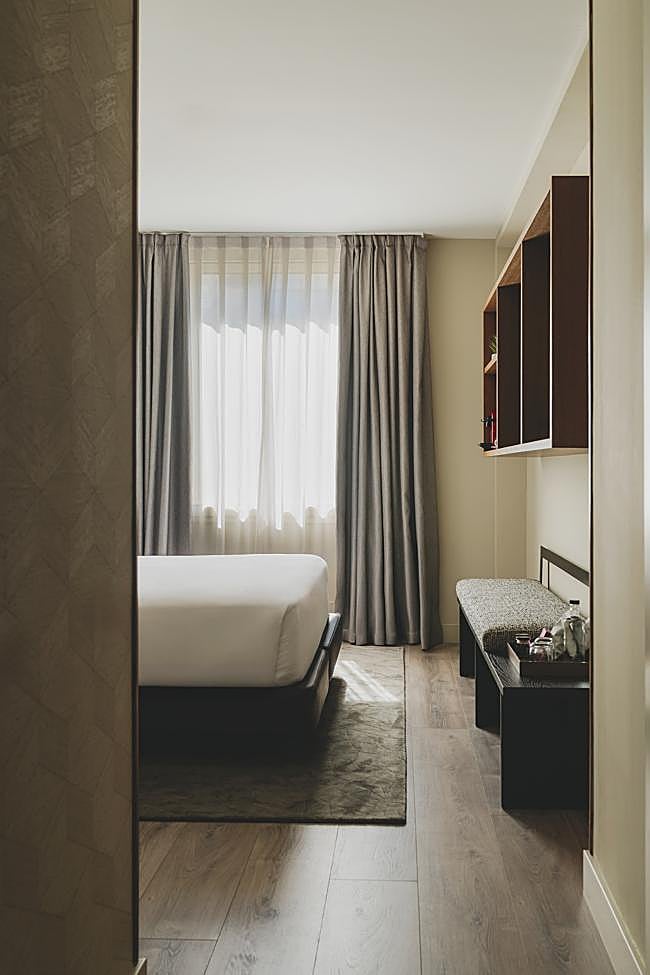 Una de las habitaciones del Hotel Catalonia Boulevard, de Barcelona.
