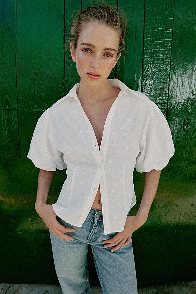 Camisa blanca de Zara