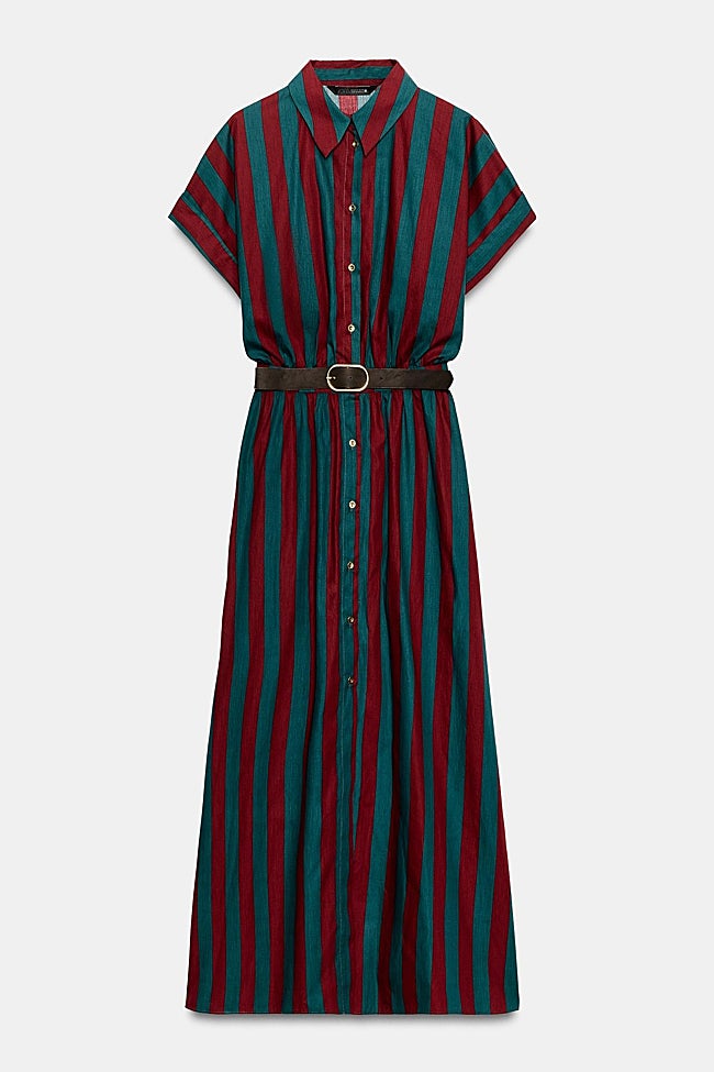 Vestido estampado de Zara (39,99 euros)