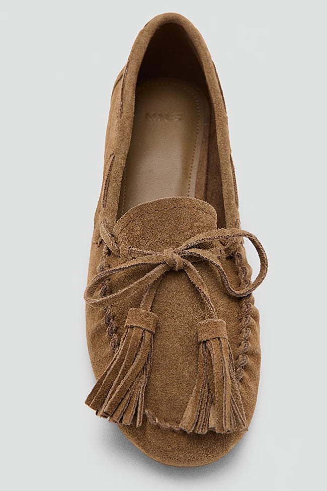 Mocasines de ante de Mango (59,99 euros)