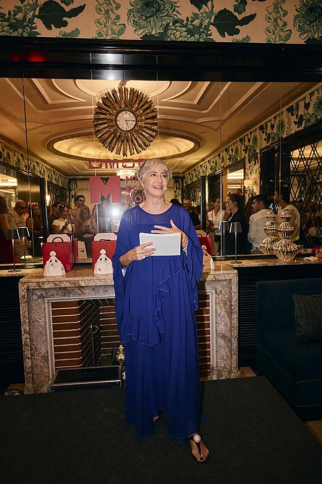 Pepa Bueno, directora Ejecutiva de ACME, en el Brindis Homenaje a la Moda Española by Glo™*