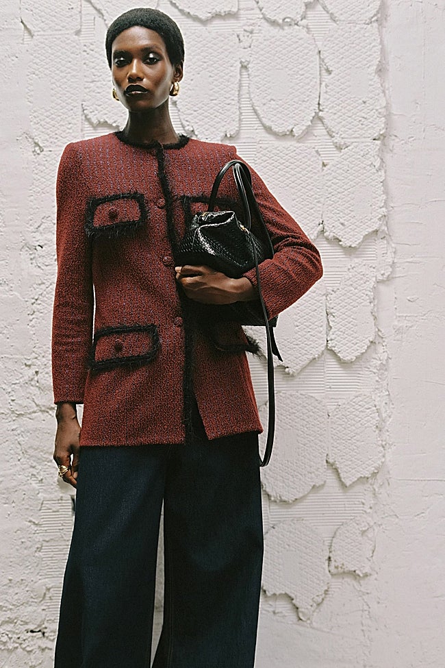 Chaqueta de tweed de Sfera (49,99 euros)