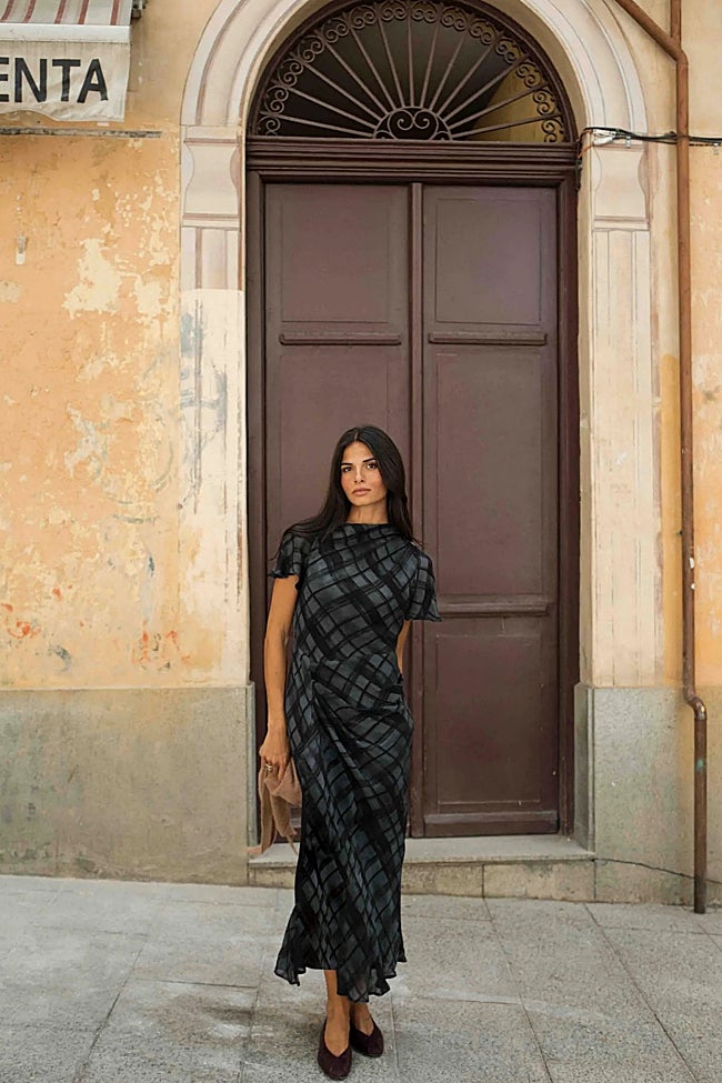 Vestido estampado de Bimani (129 euros)