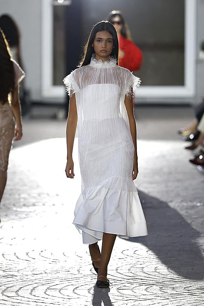 Look de Alvarno en Mercedes-Benz Fashion Week Madrid.