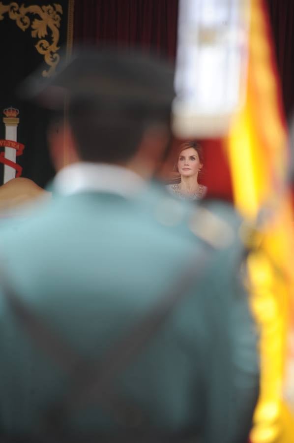 La Reina preside un homenaje a la Guardia Civil en Vitoria