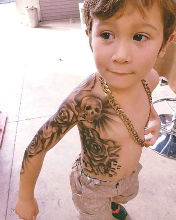 Tatuajes temporales para niños hospitalizados