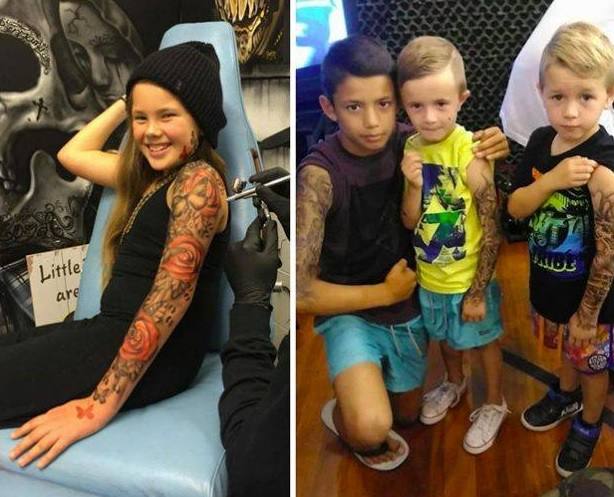 Tatuajes temporales para niños hospitalizados