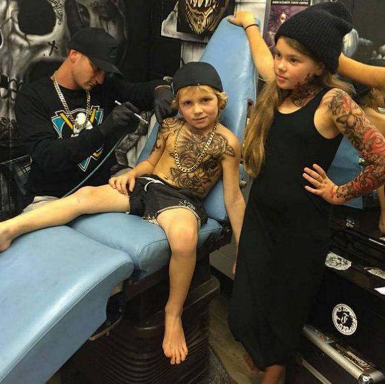 Tatuajes temporales para niños hospitalizados