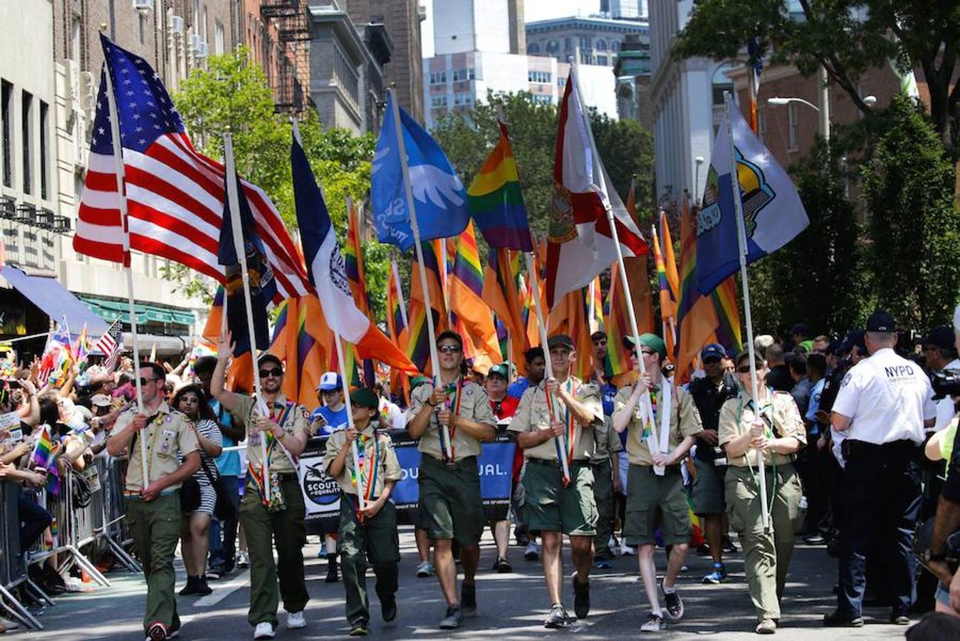 Marcha del Orgullo Gay en Nueva York.