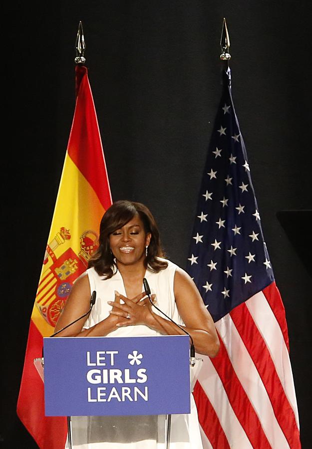 La conferencia de Michelle Obama, en Madrid