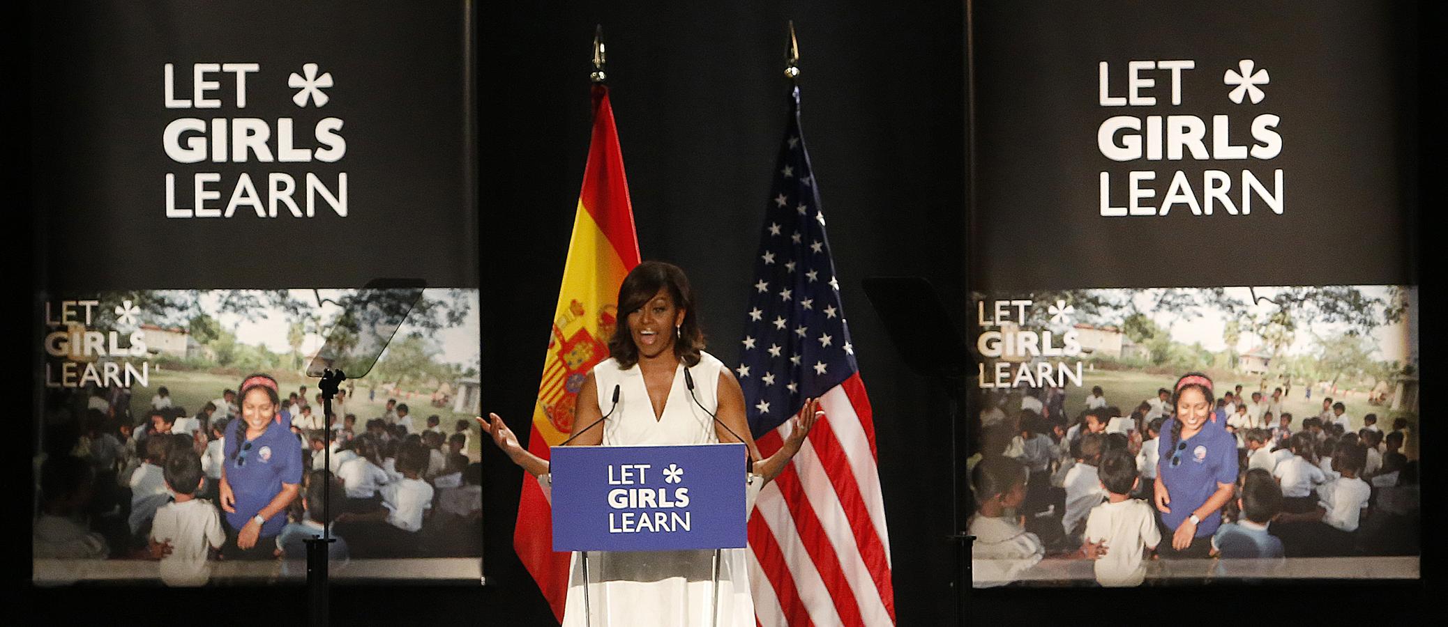 La conferencia de Michelle Obama, en Madrid